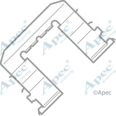 APEC BRAKING Tarvikesarja, jarrupala KIT430